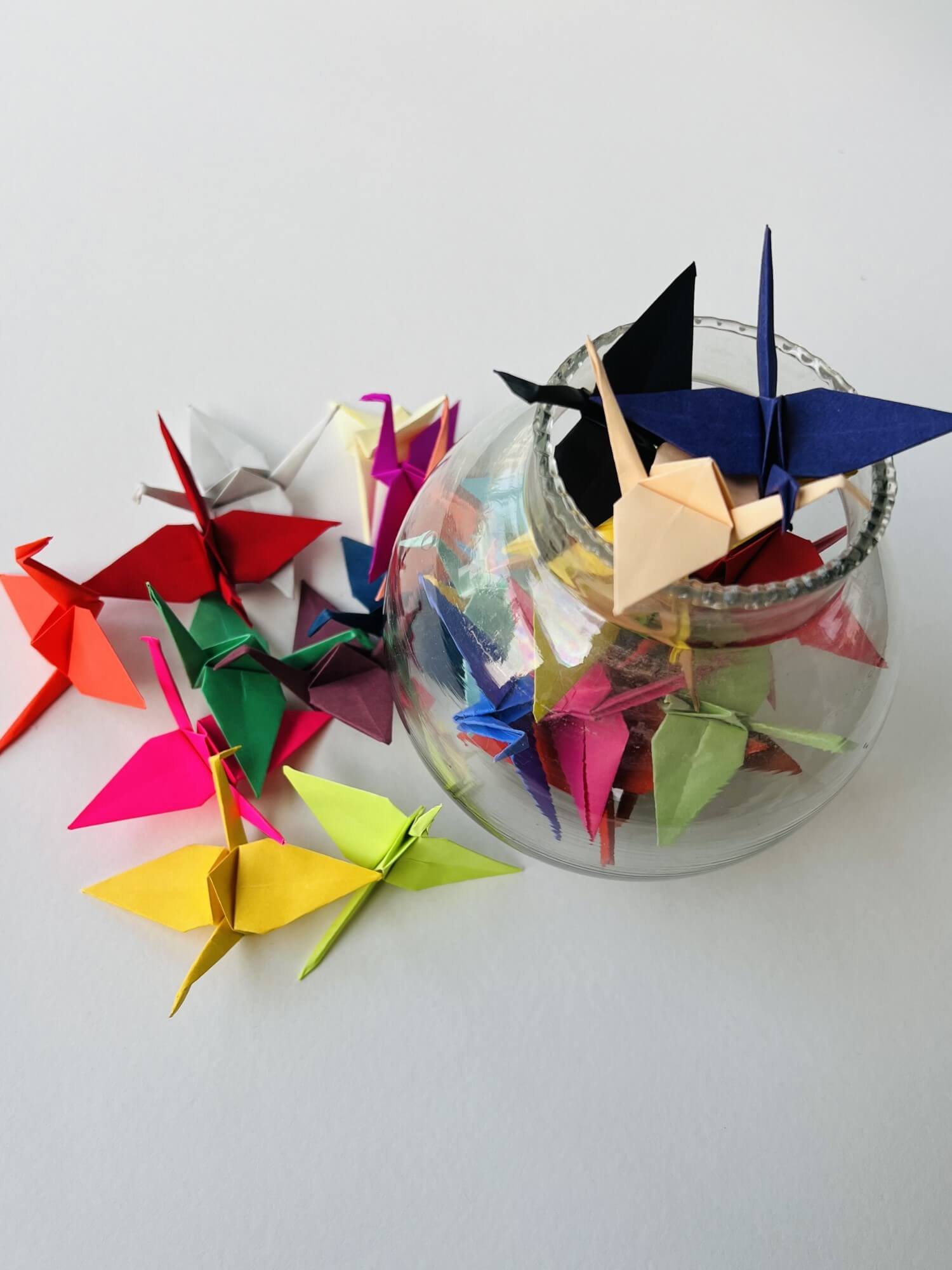 100 Multi-Color Origami Paper Cranes – Handmade Decorations for Crafts and Home Decor-2 100 Multi-Color Origami Paper Cranes - Handmade Decorations for Crafts and Home Decor