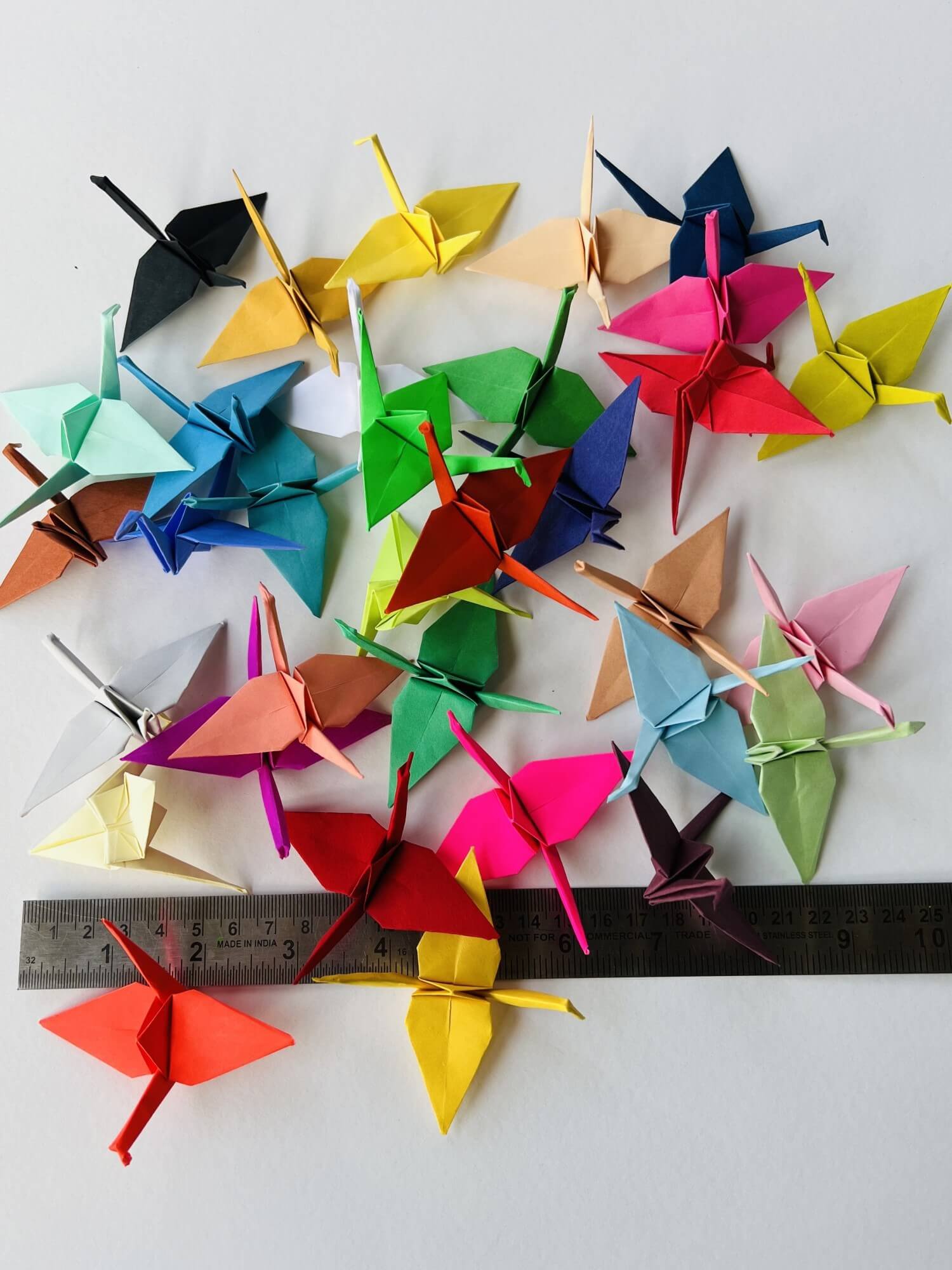 100 Multi-Color Origami Paper Cranes – Handmade Decorations for Crafts and Home Decor-3 100 Multi-Color Origami Paper Cranes - Handmade Decorations for Crafts and Home Decor